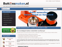 Tablet Screenshot of buttonsmaken.nl